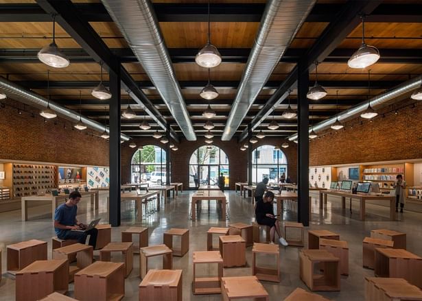 Interior of Apple Williamsburg