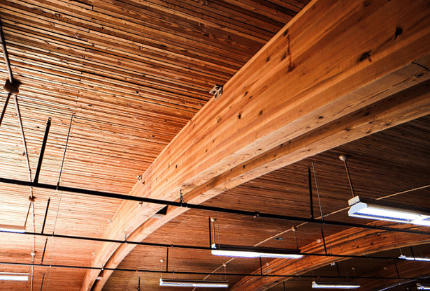 The unique architecture of the 60-year-old lab, characterized by its curved, copper-fleeced roof, presented an additional hurdle.