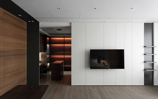 Different space styles are given in the room to echo the individuality of each member.