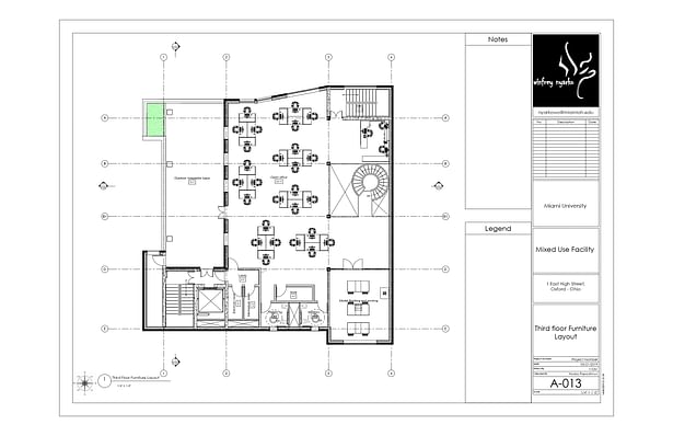 Second floor Furniture Layout