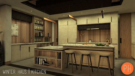 Winter House Kitchen