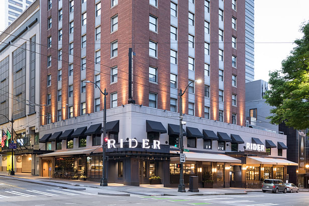 Hotel Theodore & Rider Restaurant (Image: Willian P. Wright)