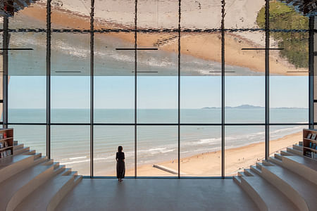 Sun Tower by OPEN Architecture, completed this year in Yantai, China. Photo: Jonathan Leijonhufvud