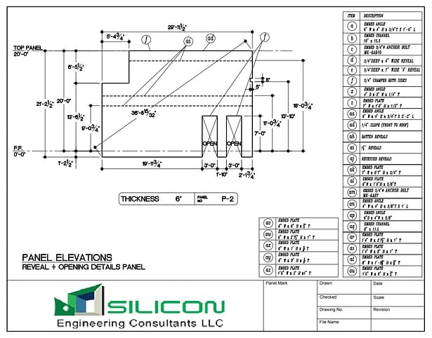 Precast floors design Kansas City - Silicon Engineering Consultants LLC