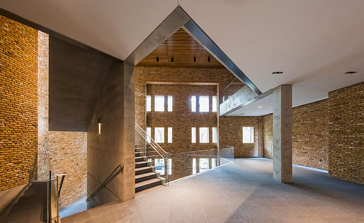 Interior of the new Tadao Ando-designed Wrightwood 659 art space in Chicago. © Jeff Goldberg/Esto
