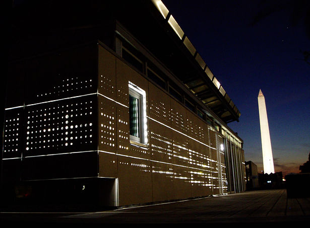 Northeast Corner, Perforated Rainscreen