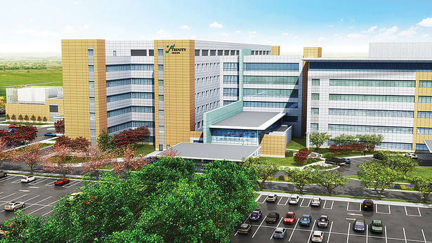 Trinity Health Replacement Campus | Exterior Rendering