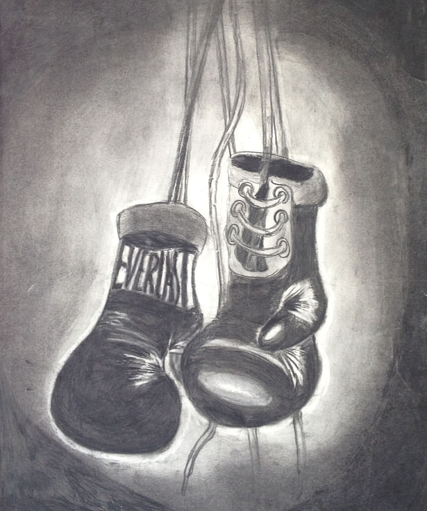 Boxing Gloves, Charcoal
