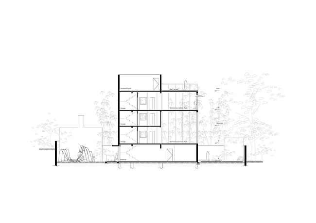 Section. Image: Aether Architects