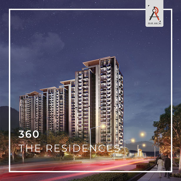 360 The Residences Exterior Rendering
