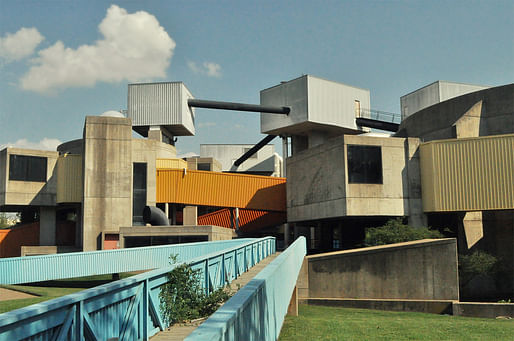 Oklahoma City's Mummers Theater, designed by 'Harvard Five' John M. Johansen, shared the fate of a variety of brutalist buildings that did not survive 2015. (Image via okcmod.com)