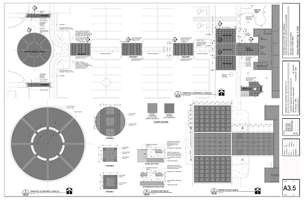 Hard-scape paver design.