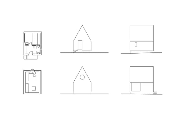Plans – Sauna Mjölk architekti