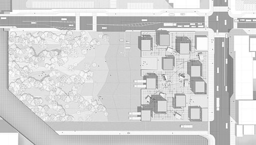 3rd prize: Platform of Motion. Authors: Nusrat Jahan Mim, Arman Salemi (architecture graduate students) | USA​​