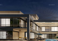 Deluxe contemporary style villa design in Dubai