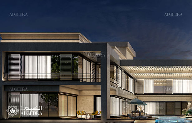 Luxury villa architecture design contemporary style 