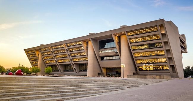 Dallas City Hall, a 1977 brutalist-style building designed by architect I.M. Pei. Photo courtesy of the City of Dallas