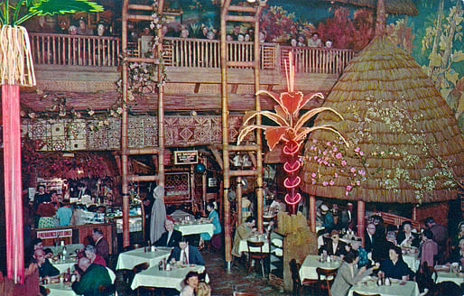 Interior of Clifton's Pacific Seas (demolished), in Downtown Los Angeles