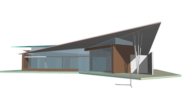 Wing House_model view 2
