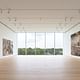 View of a gallery on the third floor of the Gundlach Building with, from left to right, Anselm Kiefer, der Morgenthau Plan, 2012; Anselm Kiefer, Gehäutete Landschaft (Skinned Landscape), 2017; Anselm Kiefer, Die Milchstrasse (The Milky Way), 1985-1987. Image © Marco Cappelletti.