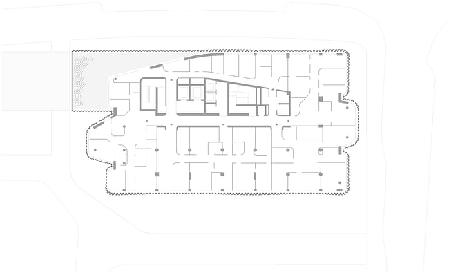 Floor plan 4OG. Image courtesy J. MAYER H.