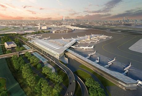 Completed final submission for a design-build airport terminal with joint firm Grimshaw