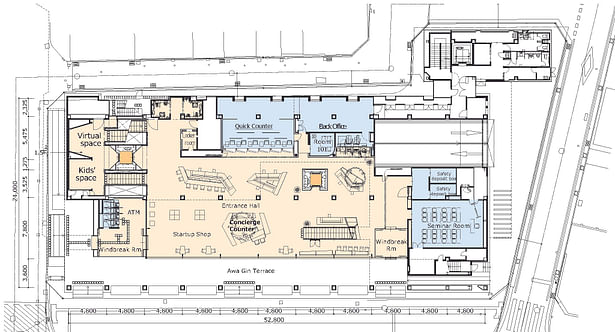 First Floor Plan Credit: Nikken Sekkei Ltd