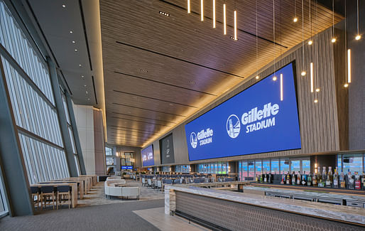 Gillette Stadium in Foxborough, MA by Populous​. Image: © Populous