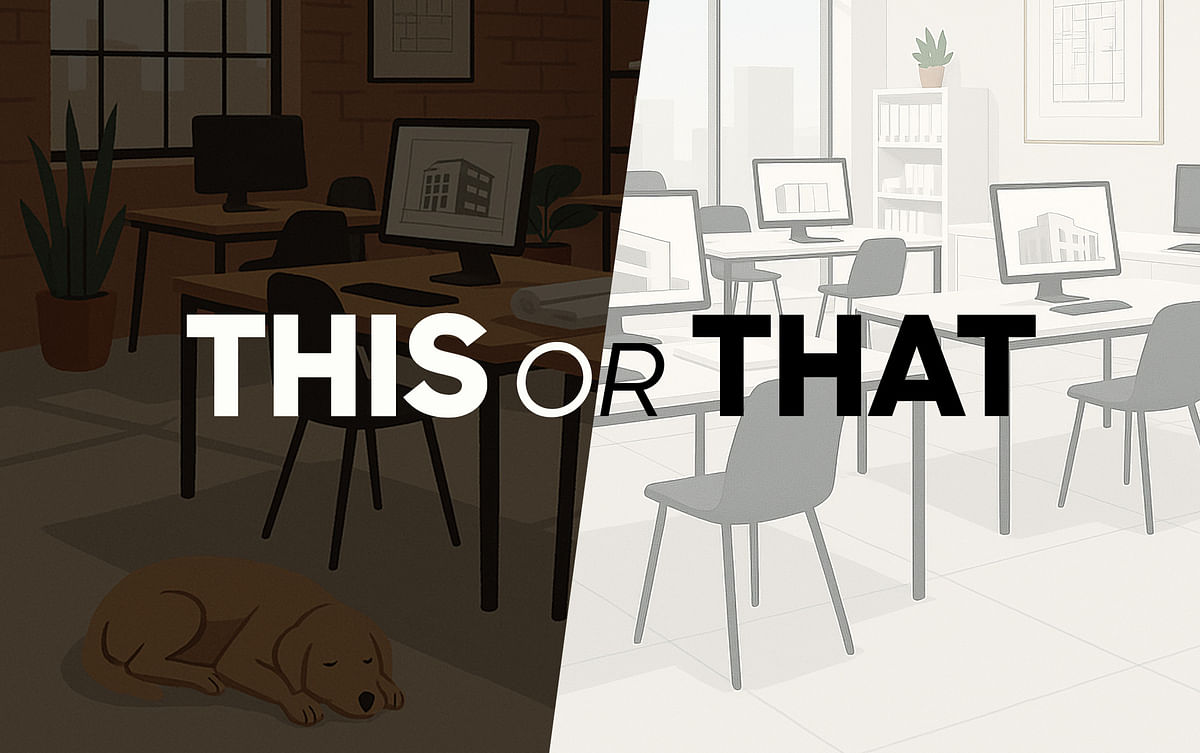 Our Instagram followers designed their perfect architecture office: What do you think?