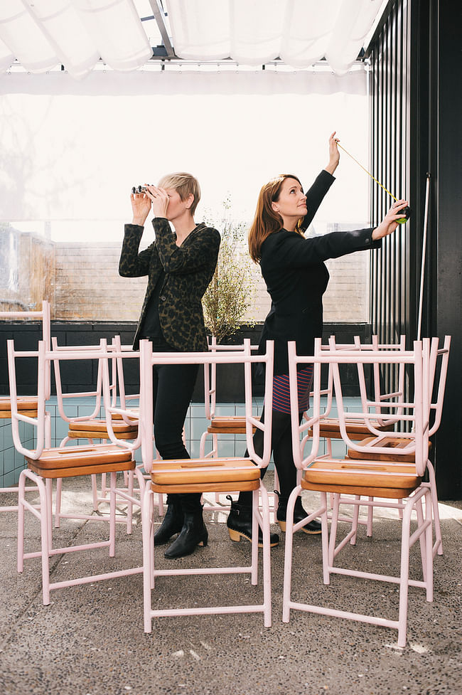 Catherine Johnson and Rebecca Rudolph are co-founders of the multi-disciplinary firm Design, Bitches