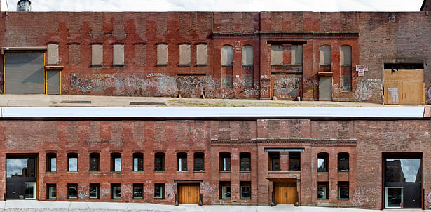 Kent street facade before and after © Jack M Kucy