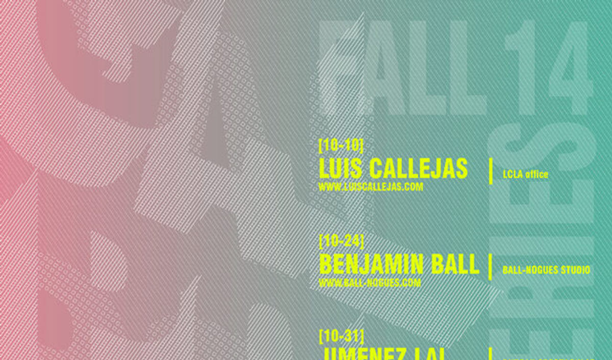 Get Lectured Cal Poly Pomona, Fall '14 News Archinect