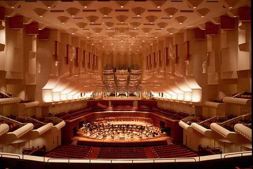 San Francisco Symphony Orchestra Louise M. Davies Symphony Hall Interior. Image by Craig Mole/Courtesy of San Francisco Symphony Hall.