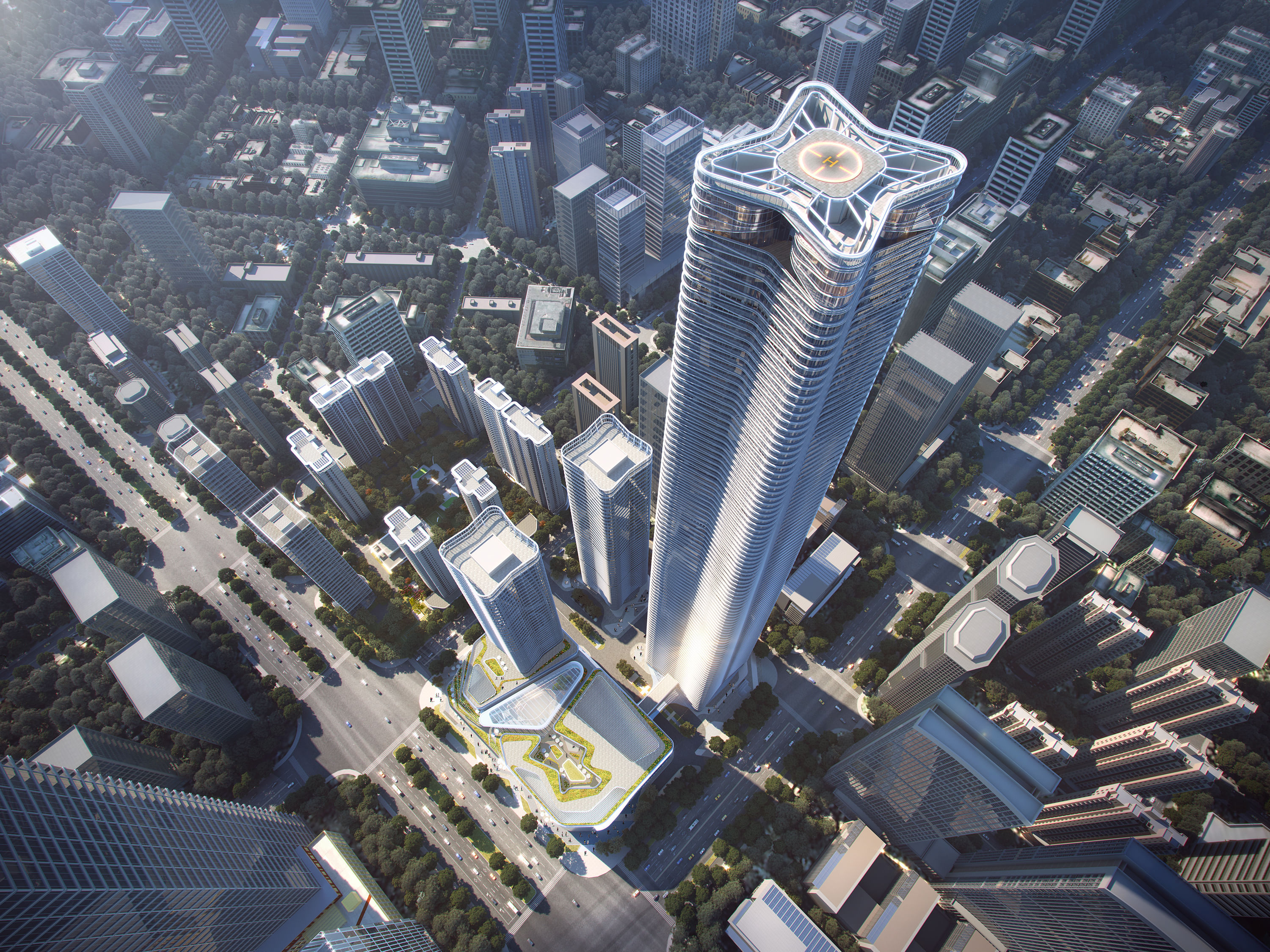 Greenland Kunming 428m Tower and Mixed Development 绿地昆明