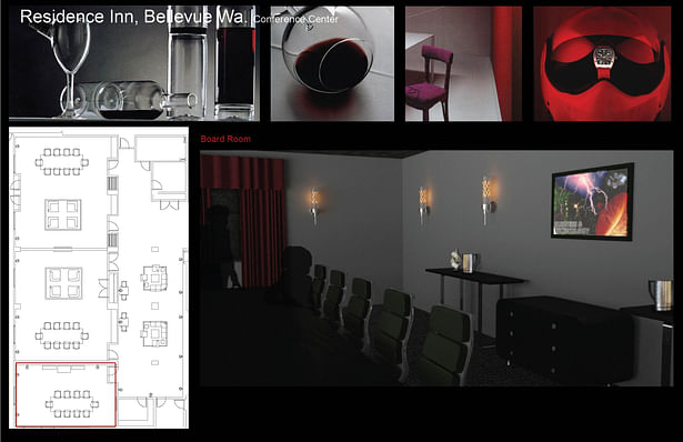Initial concept renderings Board Room