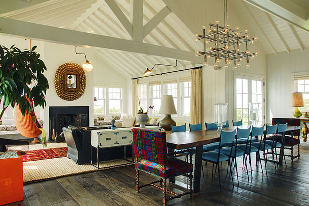 Wauwinet Ramble Dining Area/Living Area. Photo: T.G. Olcott