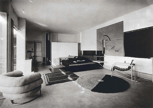 The interior of a space designed by Eileen Grey. Image via eileengray.co.uk