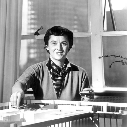 Florence Knoll as pictured in Interiors Magazine, July 1957 © Knoll, Inc.