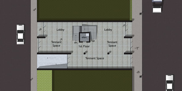 Option A - First Floor Plan (Street Level)