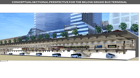 3D View of Quill bus depot