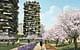 Rendering of the Bosco Verticale, or Vertical Forest, in the Porta Nuova Isola complex in Milan. Image: Hines Italia Srl