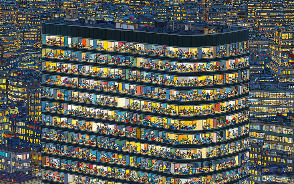 Richard Nadler’s Mesmerizing AI-Generated Worlds Turn Architecture Into Living Art