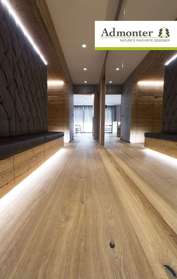  interior with wood products admonter