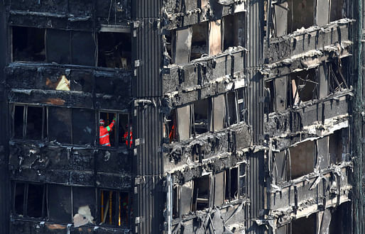 Grenfell Tower aftermath June 2017 in London. Image: Neil Hall/Reuters Fotostation.