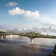 Heatherwick Studio - Garden Bridge, London, 2012. Rendering: Arup