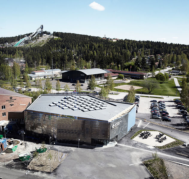 ADEPT Dalarna University library (exterior) photo by Kaare Viemose
