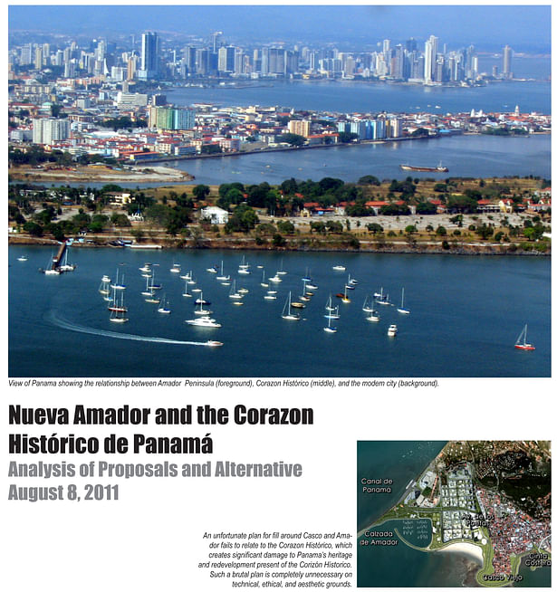 View from Existing Amador, across Casco Antiguo (the old city), to the recently developed Punta Paitilla.