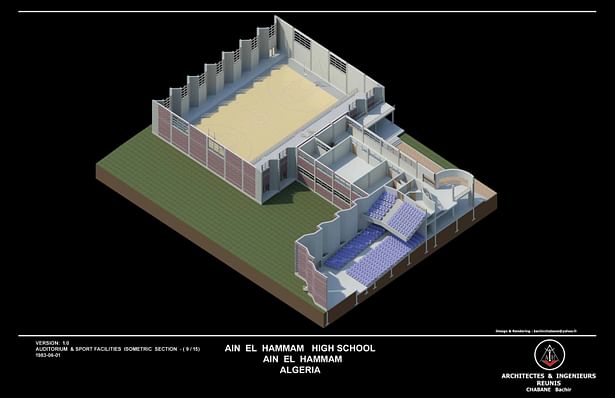 Ain Hammam High School South West Isometric Section 9 of 15 - (Ain Hammam - Algeria) 