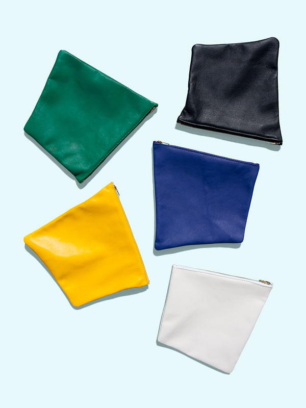 Otaat / Myers Collective square pouch. Image courtesy of Otaat / Myers Collective.