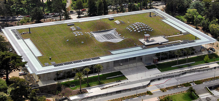 Paul Kephart's green roof of the California Academy of Sciences. Image courtesy of Rana Creek Design.